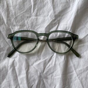 MOSCOT Kashmir optical frames in pine/silver